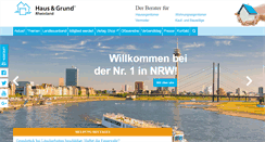 Desktop Screenshot of hausundgrund-rheinland.de